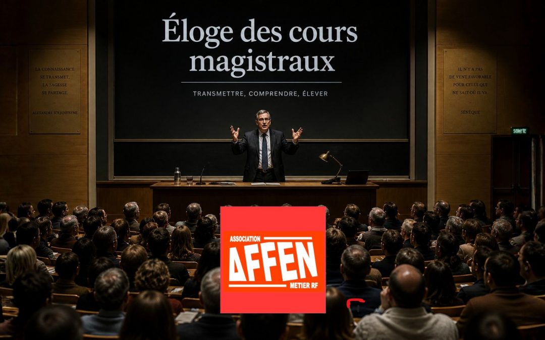Éloge des cours magistraux