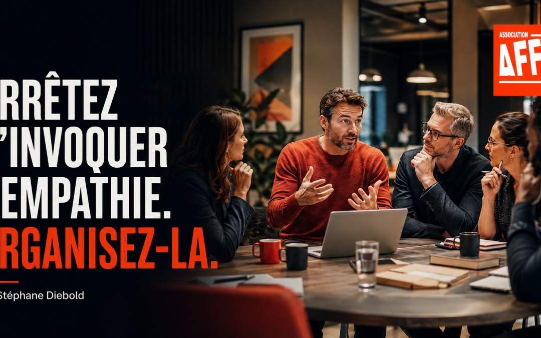 Arrêtez d’invoquer l’empathie, organisez-la
